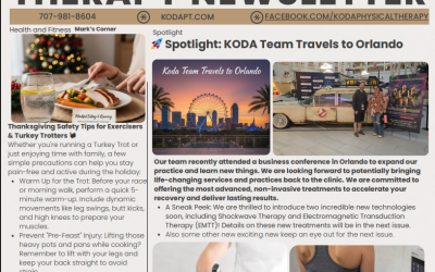 Koda Physical Therapy November Newsletter