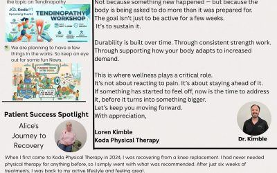 August 2026 Koda Physical Therapy Newsletter